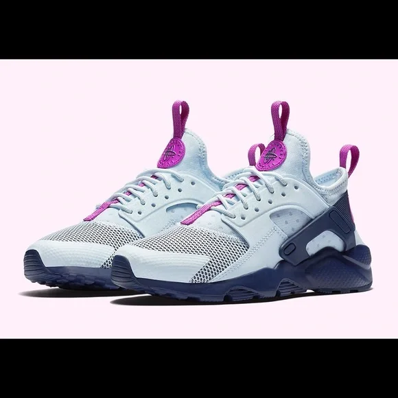 Purple Nike Huarache Navy And White Nike Shoes Nike Air Huarache